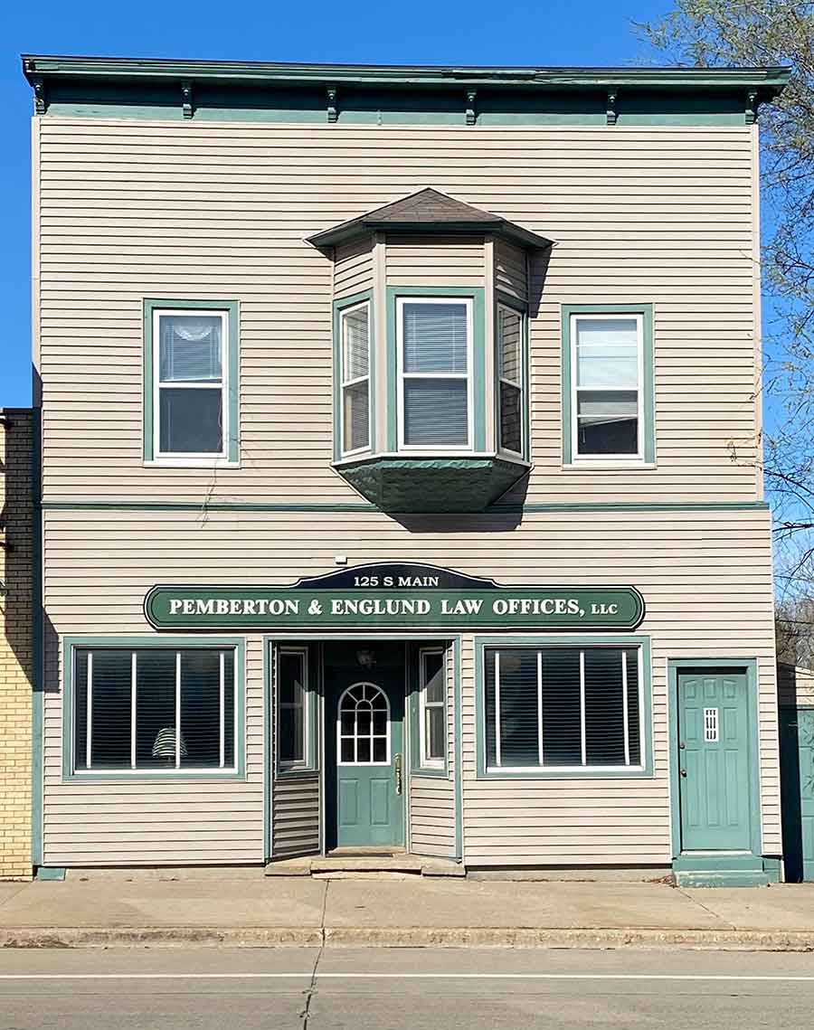 Pemberton & Englund Baraboo Law Office at 125 S Main St Adams WI