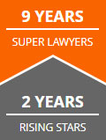 SuperLawyers Rated Nine Years